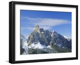 Mt. Sassongher, Dolomites, Trentino-Alto Adige, Italy-G Richardson-Framed Premium Photographic Print