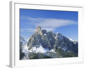 Mt. Sassongher, Dolomites, Trentino-Alto Adige, Italy-G Richardson-Framed Photographic Print