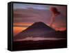 Mt. Semeru Emits Plume of Smoke at Sunrise, Indonesia-Jim Zuckerman-Framed Stretched Canvas