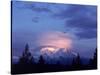 Mt. Shasta at Dusk-Mark Gibson-Stretched Canvas