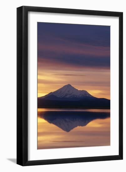 Mt. Shasta at Sunrise-DLILLC-Framed Photographic Print