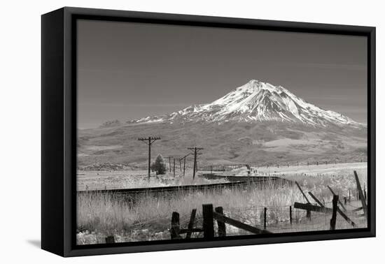 Mt. Shasta II-George Johnson-Framed Stretched Canvas