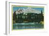 Mt. Shasta View in the Cascades - Shasta, CA-Lantern Press-Framed Art Print