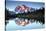 Mt Shuksan from Picture Lake, Mount Baker-Snoqualmie National Forest, Washington, USA-Michel Hersen-Stretched Canvas