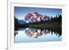 Mt Shuksan from Picture Lake, Mount Baker-Snoqualmie National Forest, Washington, USA-Michel Hersen-Framed Photographic Print