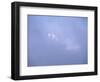 Mt. Shuksan Peaking Through the Clouds, North Cascades National Park, Washington, USA-Charles Sleicher-Framed Photographic Print