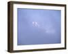 Mt. Shuksan Peaking Through the Clouds, North Cascades National Park, Washington, USA-Charles Sleicher-Framed Photographic Print