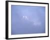 Mt. Shuksan Peaking Through the Clouds, North Cascades National Park, Washington, USA-Charles Sleicher-Framed Photographic Print