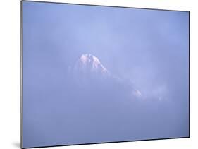 Mt. Shuksan Peaking Through the Clouds, North Cascades National Park, Washington, USA-Charles Sleicher-Mounted Photographic Print
