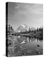 Mt Shuksan with Picture Lake, Mt Baker National Recreation Area, Washington, USA-Stuart Westmorland-Stretched Canvas