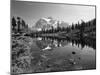 Mt Shuksan with Picture Lake, Mt Baker National Recreation Area, Washington, USA-Stuart Westmorland-Mounted Photographic Print