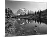 Mt Shuksan with Picture Lake, Mt Baker National Recreation Area, Washington, USA-Stuart Westmorland-Mounted Photographic Print