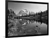 Mt Shuksan with Picture Lake, Mt Baker National Recreation Area, Washington, USA-Stuart Westmorland-Framed Photographic Print