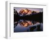 Mt. Shuskan in North Cascades National Park from Picture Lake, Washington-Charles Gurche-Framed Photographic Print