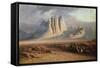 Mt. Sinai, Egypt-Edward Lear-Framed Stretched Canvas