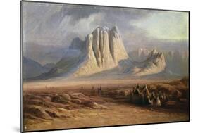 Mt. Sinai, Egypt-Edward Lear-Mounted Giclee Print