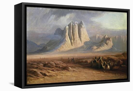 Mt. Sinai, Egypt-Edward Lear-Framed Stretched Canvas