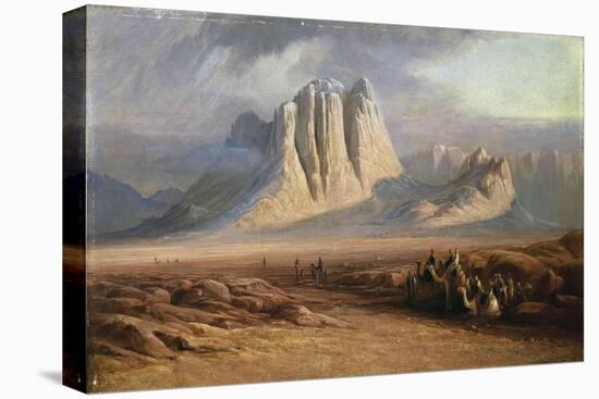 Mt. Sinai, Egypt-Edward Lear-Stretched Canvas