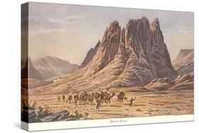 Mt. Sinai, Israelites Wandering in the Wilderness-null-Stretched Canvas