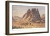 Mt. Sinai, Israelites Wandering in the Wilderness-null-Framed Art Print