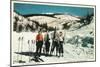 Mt. Spokane State Park Ladies Skiing - Washington-Lantern Press-Mounted Art Print