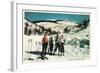 Mt. Spokane State Park Ladies Skiing - Washington-Lantern Press-Framed Art Print