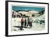 Mt. Spokane State Park Ladies Skiing - Washington-Lantern Press-Framed Art Print