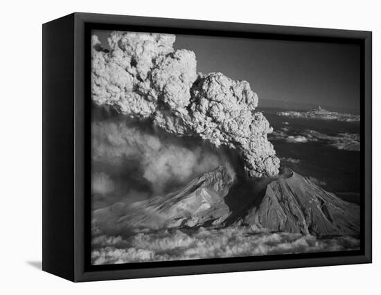 Mt. St. Helens Erupting-Bettmann-Framed Stretched Canvas