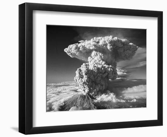 Mt. St. Helens Erupting-Bettmann-Framed Premium Photographic Print
