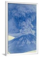 Mt. St. Helens Erupting-null-Framed Premium Photographic Print