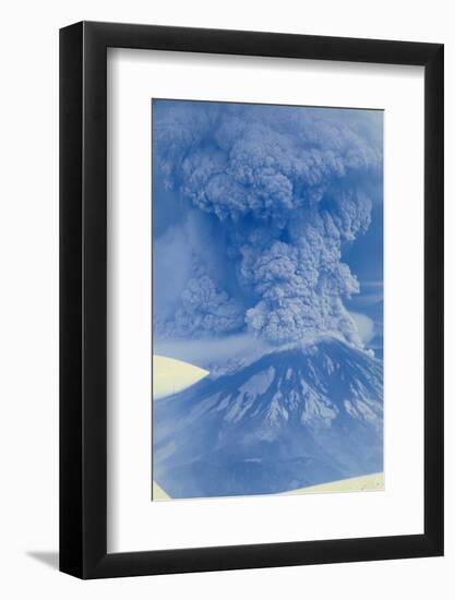 Mt. St. Helens Erupting-null-Framed Photographic Print
