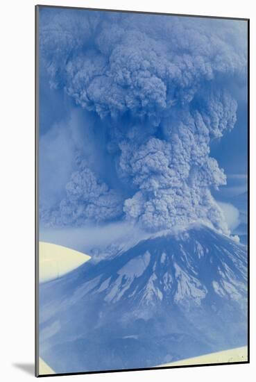 Mt. St. Helens Erupting-null-Mounted Photographic Print