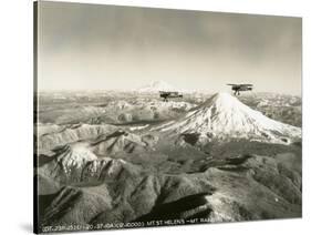 Mt. St. Helens - Mt. Rainier, 1937-null-Stretched Canvas