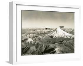 Mt. St. Helens - Mt. Rainier, 1937-null-Framed Giclee Print