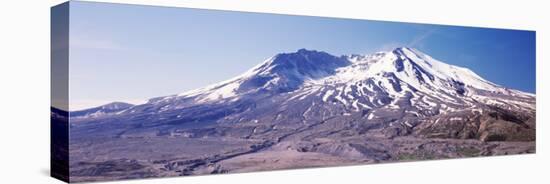 Mt St. Helens, Mt St. Helens National Volcanic Monument, Washington State, USA-null-Stretched Canvas
