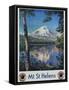 Mt. St. Helens Poster-Gustav Krollmann-Framed Stretched Canvas