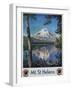 Mt. St. Helens Poster-Gustav Krollmann-Framed Giclee Print