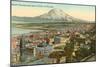Mt. Tacoma and Downtown Tacoma, Washington-null-Mounted Art Print