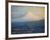 Mt. Tacoma at Sunset-Thomas Gibbs Moses-Framed Giclee Print