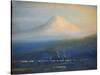 Mt. Tacoma at Sunset-Thomas Gibbs Moses-Stretched Canvas