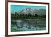 Mt. Tallac and Lake Tahoe, California - Lake Tahoe, CA-Lantern Press-Framed Art Print