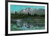 Mt. Tallac and Lake Tahoe, California - Lake Tahoe, CA-Lantern Press-Framed Art Print