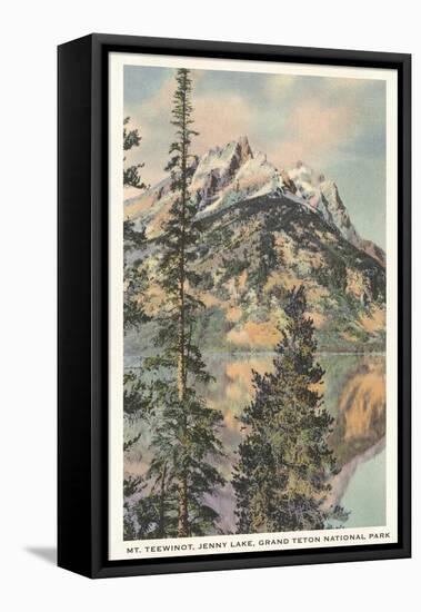 Mt. Teewinot, Grand Teton National Park, Wyoming-null-Framed Stretched Canvas