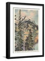 Mt. Teewinot, Grand Teton National Park, Wyoming-null-Framed Art Print