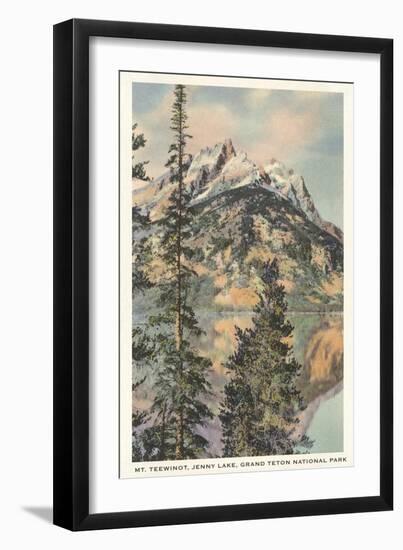 Mt. Teewinot, Grand Teton National Park, Wyoming-null-Framed Art Print