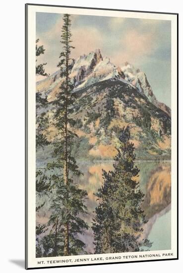 Mt. Teewinot, Grand Teton National Park, Wyoming-null-Mounted Art Print
