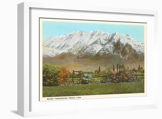 Mt. Timpanogos, Provo, Utah-null-Framed Art Print