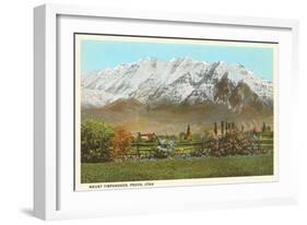 Mt. Timpanogos, Provo, Utah-null-Framed Art Print