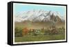 Mt. Timpanogos, Provo, Utah-null-Framed Stretched Canvas