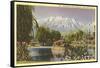 Mt. Timpanogos, Provo, Utah-null-Framed Stretched Canvas